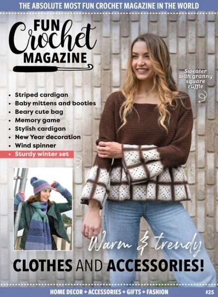 Fun Crochet Magazine – Issue 25 2025 Cover