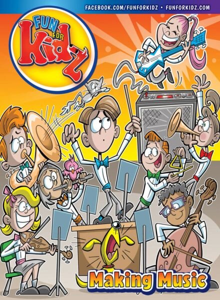 Fun For Kidz Magazine – Making Music 2025 Cover