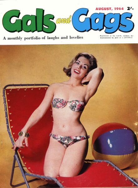 Gals and Gags- Volune 22 N 5 August 1964 Cover