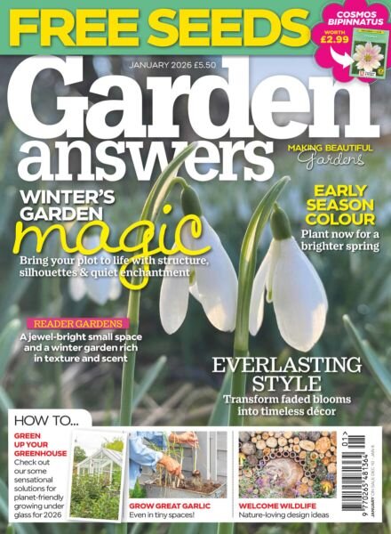 Garden Answers – January 2026 Cover