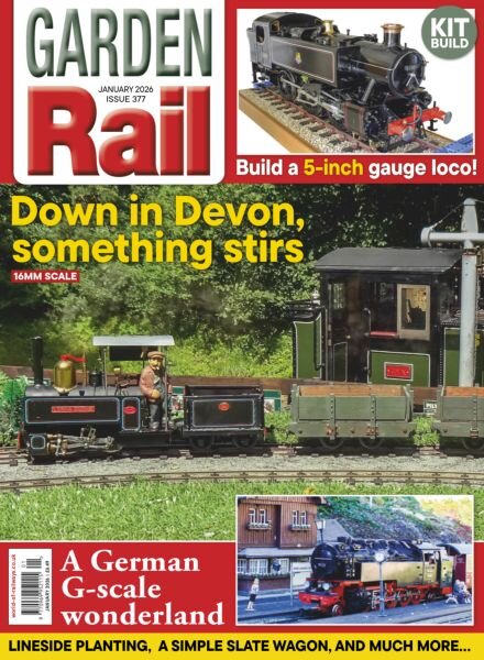 Garden Rail – January 2026 Cover