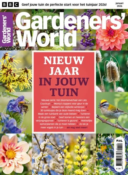 Gardeners’ World Netherlands – Januari 2026 Cover