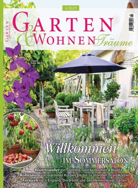 Garten & Wohnen Traume – Juli-August 2025 Cover