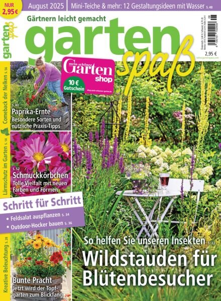 Gartenspass – August 2025 Cover