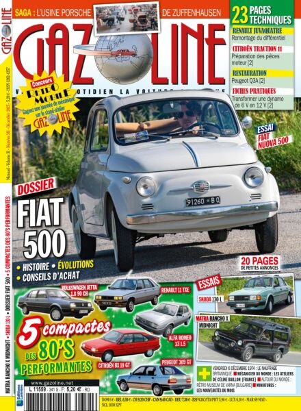 Gazoline – Decembre 2025 Cover