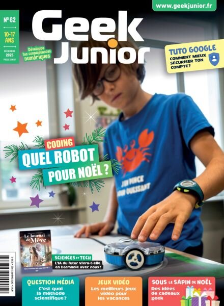 Geek Junior – Decembre 2025 Cover