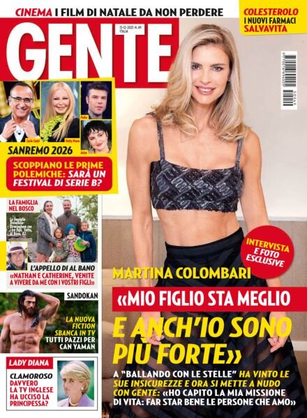 Gente Italia – 13 Dicembre 2025 Cover