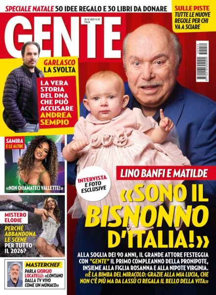 Gente Italia – 20 Dicembre 2025 Cover