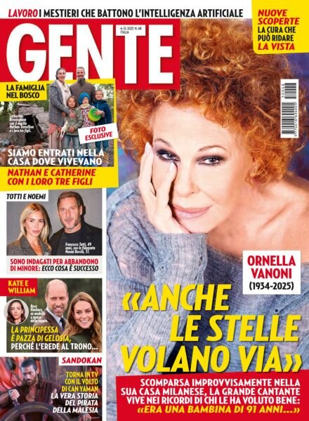 Gente Italia – 6 Dicembre 2025 Cover