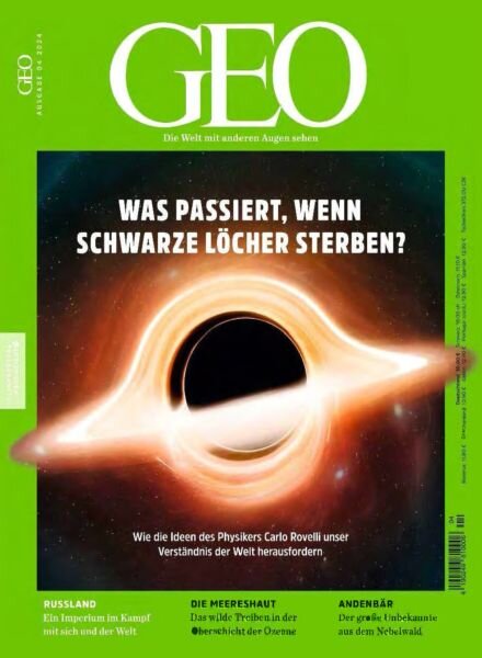 Geo Germany – April 2024 Cover