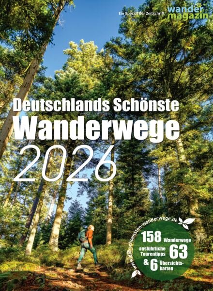 Germanys Schonste Wanderwege – Winter 2025-26 Cover