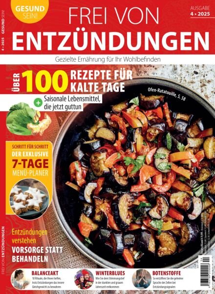Gesund sein – Dezember 2025 Cover
