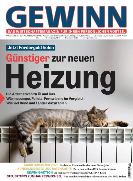 Gewinn – Dezember 2025 Cover