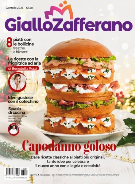 Giallo Zafferano – Gennaio 2026 Cover