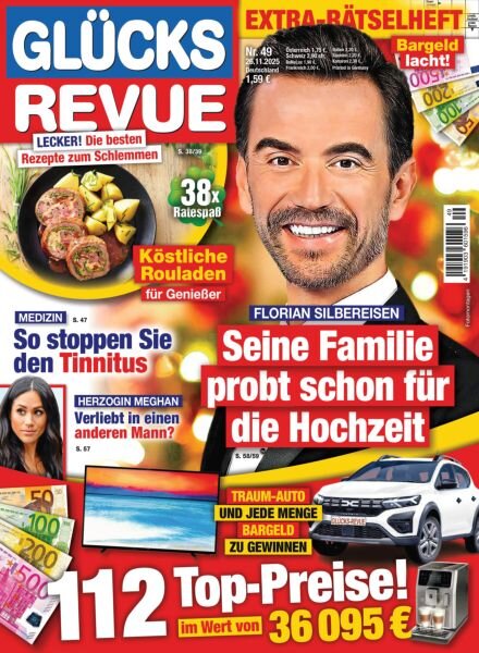 Glucks Revue – 25 November 2025 Cover