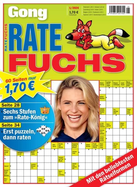 Gong Ratefuchs – 13 Dezember 2025 Cover