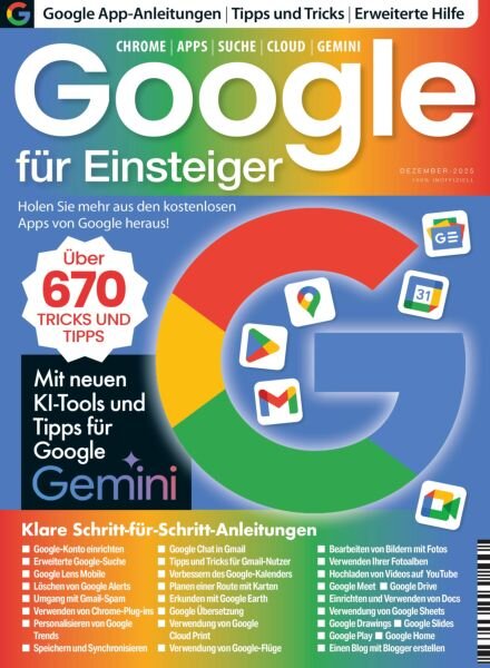 Google fur Einsteiger – Dezember 2025 Cover
