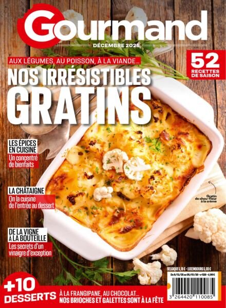 Gourmand – Decembre 2025 Cover