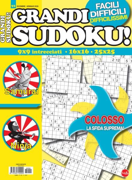 Grandi Sudoku – Dicembre 2025 – Gennaio 2026 Cover
