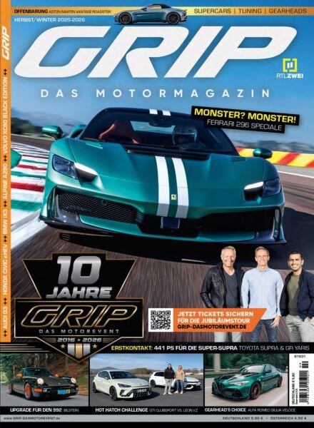 GRIP – Herbst-Winter 2025-26 Cover