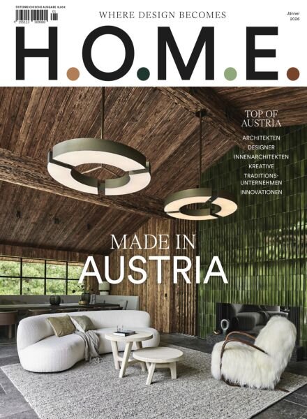 H.O.M.E. Osterreich – Januar 2026 Cover