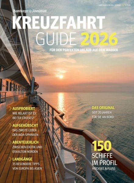 Hamburger Abendblatt Magazine Reisen – 13 Dezember 2025 Cover