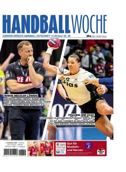 Handballwoche – 2 Dezember 2025 Cover