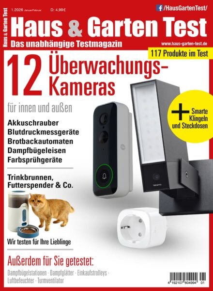 Haus & Garten Test – Januar 2026 Cover