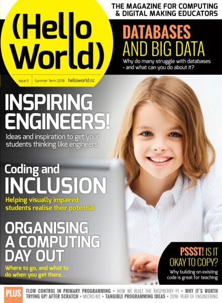 Hello World – Issue 5 Summer 2018 Cover