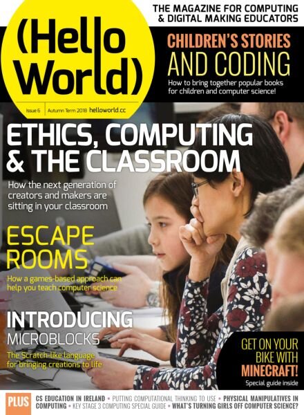 Hello World – Issue 6 Autumn 2018 Cover