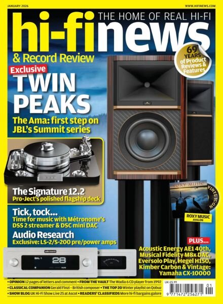 Hi-Fi News – January 2026 Cover