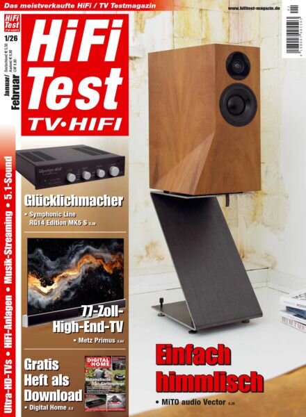 HiFi Test TV HiFi – Januar 2026 Cover