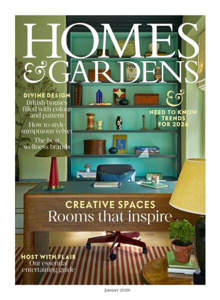 Homes & Gardens UK – January 2026 Cover