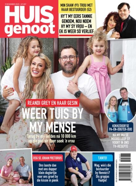 Huisgenoot – 11 December 2025 Cover