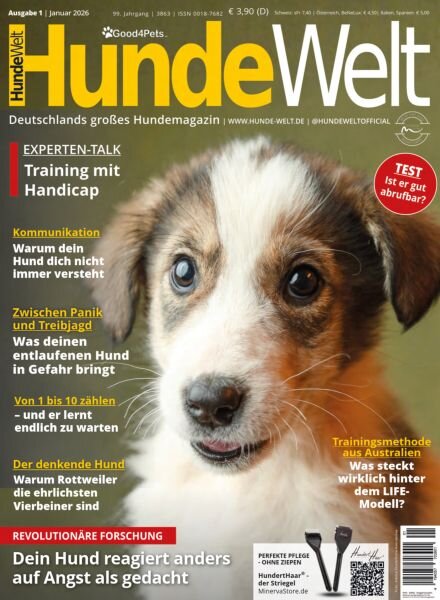 HundeWelt – Januar 2026 Cover