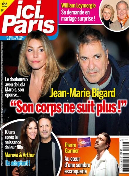 Ici Paris – 26 Novembre 2025 Cover