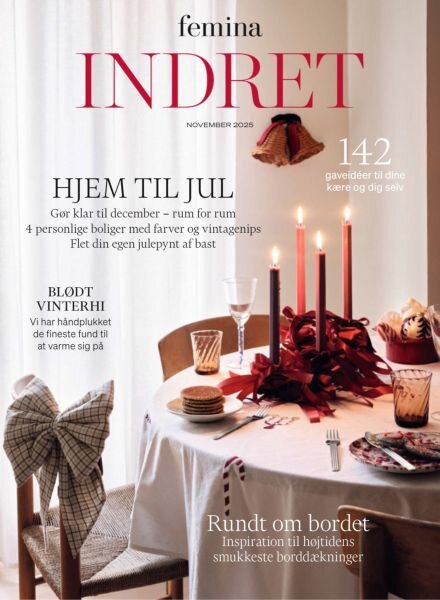 Indret by Femina – November 2025 Cover