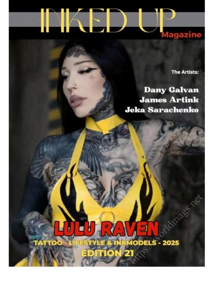 Inked Up Magazine – Issue 21 2025 Cover