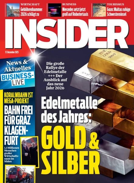 Insider Austria – 17 Dezember 2025 Cover