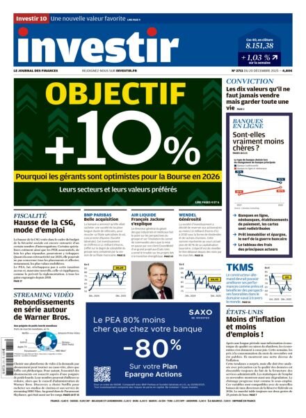 Investir – 20 Decembre 2025 Cover