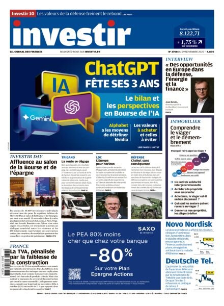 Investir – 29 Novembre 2025 Cover