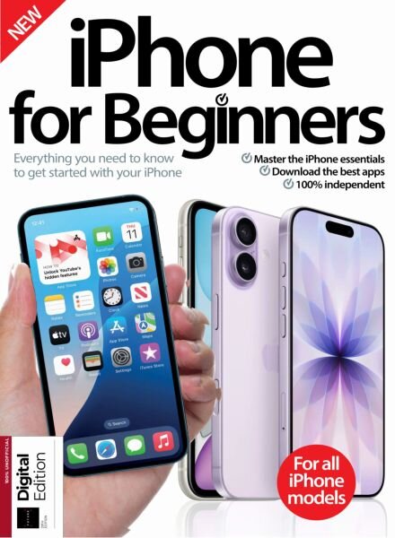 iPhone For Beginners – 29th Edition – December 2025 Cover