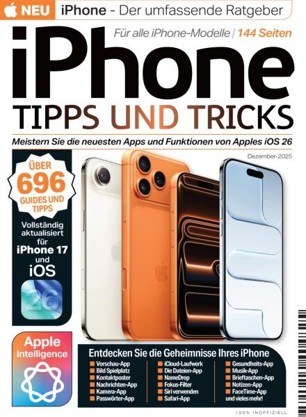 iPhone Guides Tipps und Tricks – Dezember 2025 Cover