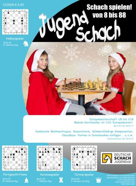 JugendSchach – Dezember 2025 Cover