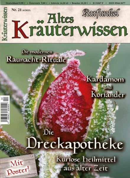 Karfunkel Altes Krauterwissen – Nr 21 2025 Cover