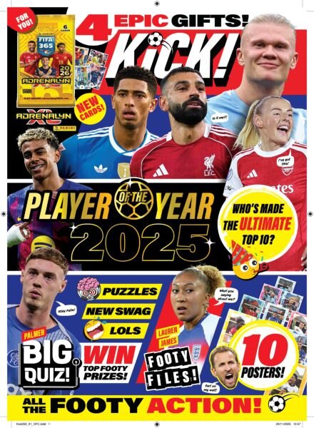 Kick! – Issue 250 2025 Cover