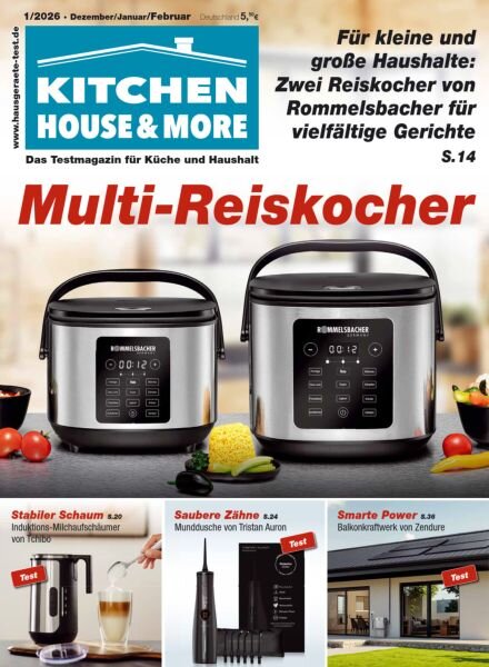 Kitchen House & More – Dezember 2025 – Januar-Februar 2026 Cover