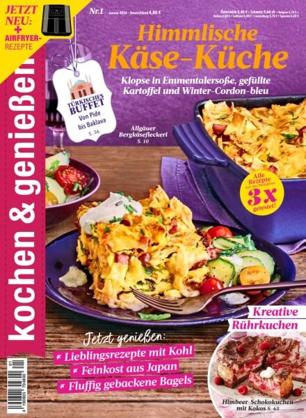 Kochen & Geniessen – Januar 2026 Cover