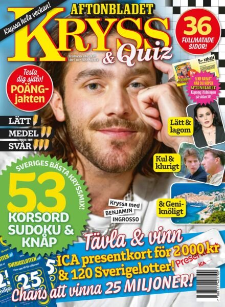 Kryss & Quiz – 1 December 2025 Cover