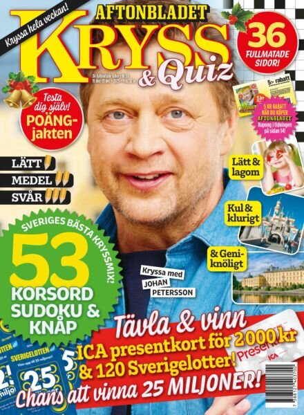 Kryss & Quiz – 15 December 2025 Cover